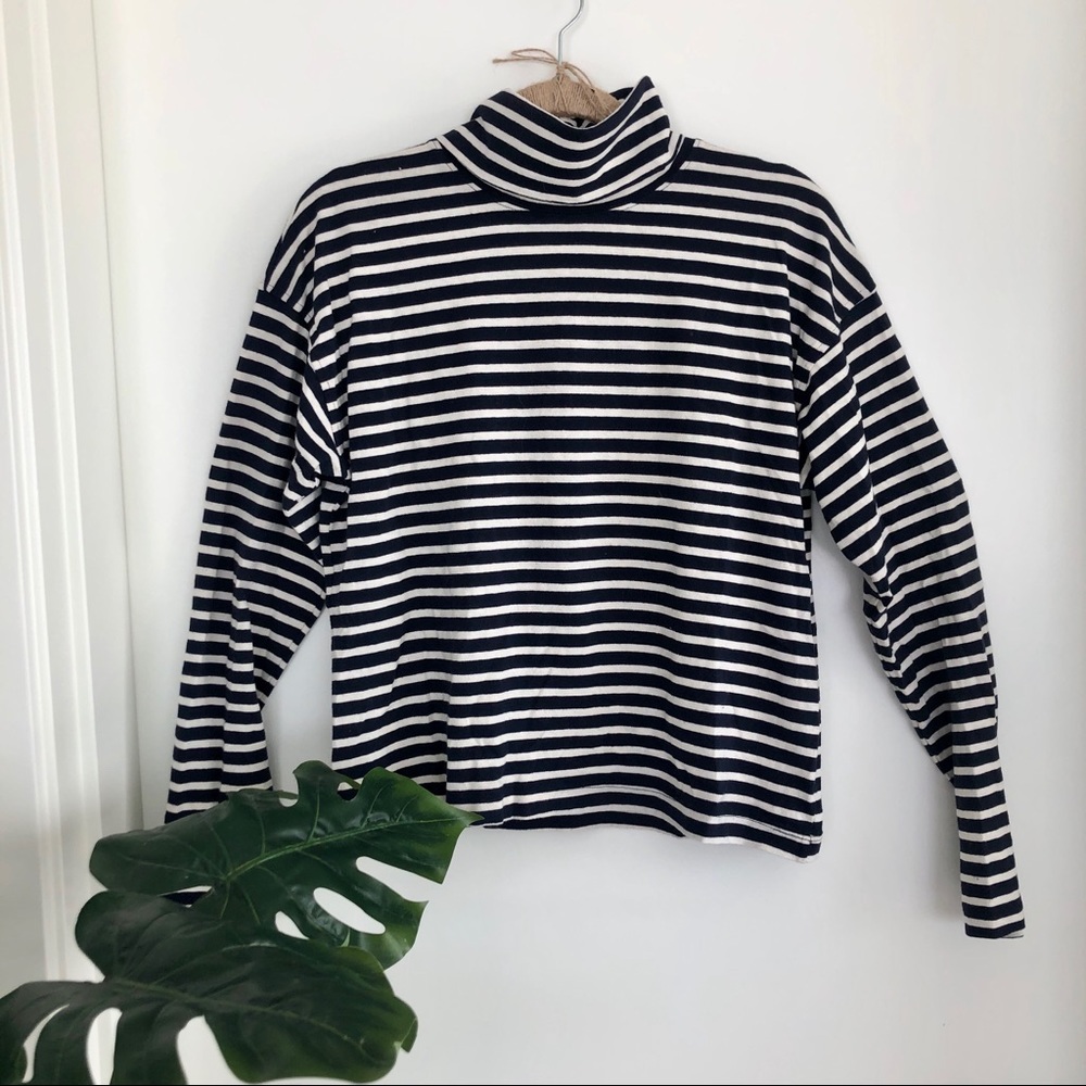 Madewell Rivet & Thread LA Turtleneck Striped